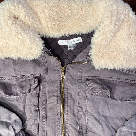 🪴Sold🪴 “Young Fabulous & Broke” Bomber Jacket🪴 - Picture 3 of 13